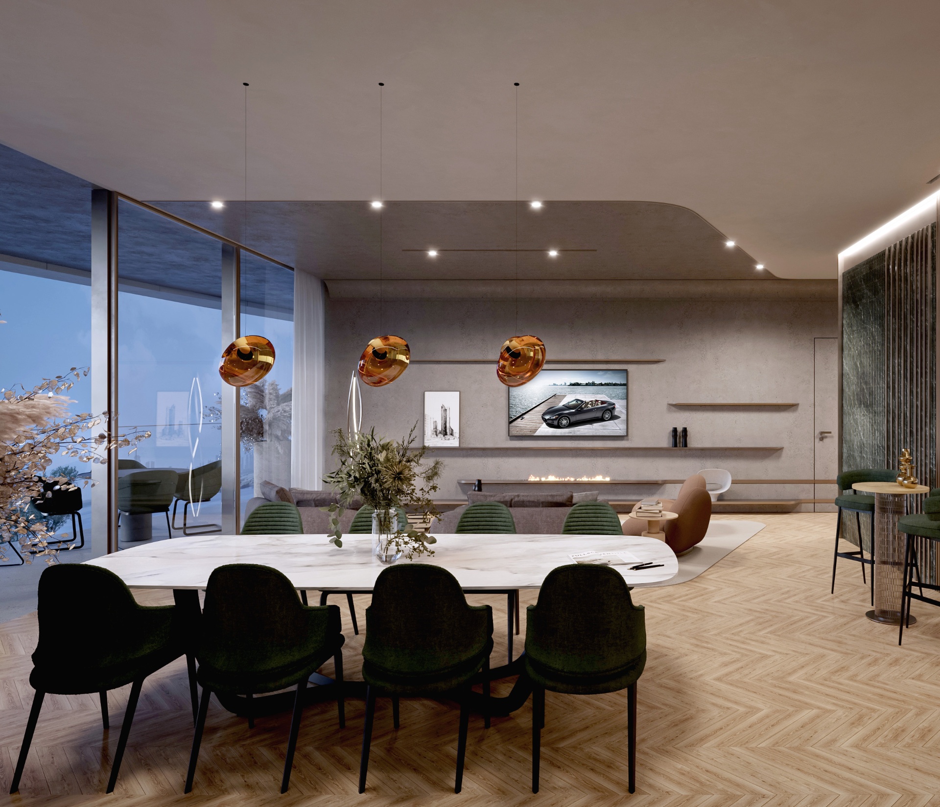 Iconic Residences — Dubai skyline