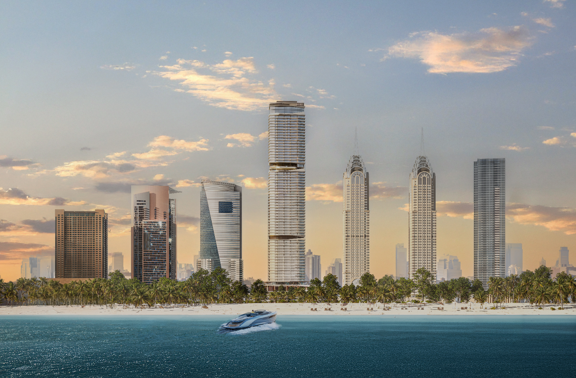 Iconic Residences — Dubai skyline